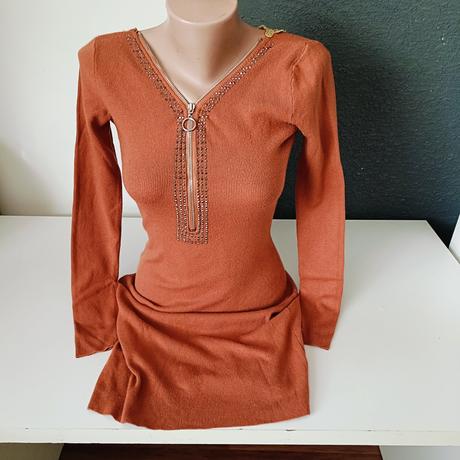 Predĺžený sveter, s