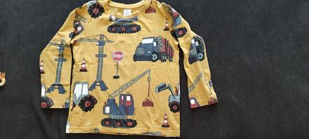 Tenké tričko s dlhými rukávmi, lindex,116