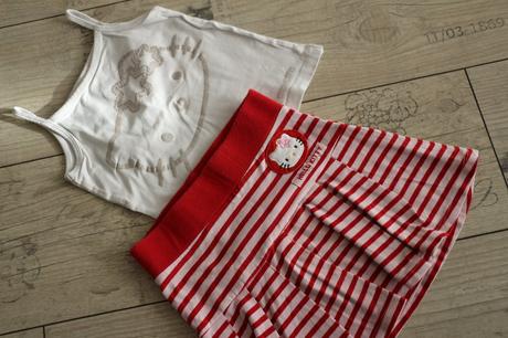 Suknička a tielko hello kitty, h&m,98