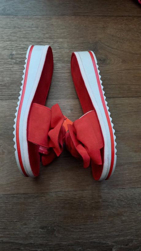 Nové červené šľapky vel.41, 41