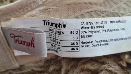 Podprsenka triumph 80 d, triumph,80d