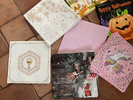 Servítky na tvorenie,