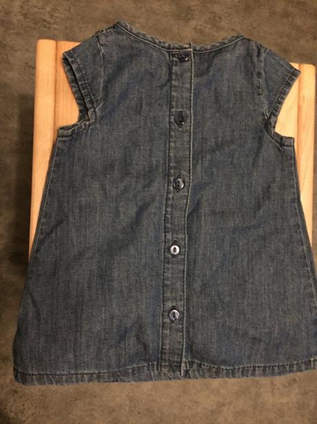 Šaty z tenkej rifloviny, nenosené, v. 0-3 mesiace, marks & spencer,56