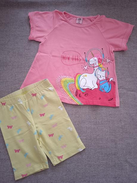 Set tričko + kraťasové legínky, kiki&koko,104