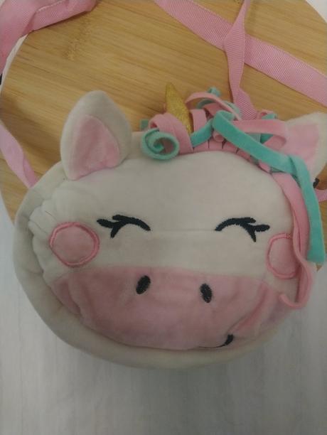 Dievčenská plyšová taštička jednorožec,