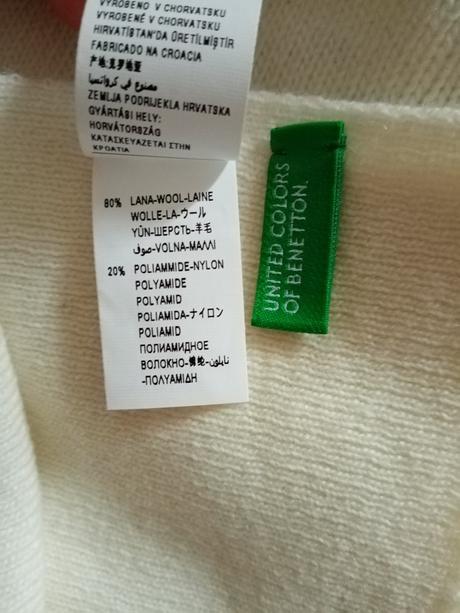 Komplet čiapka + šál benetton 104/110, benetton,104