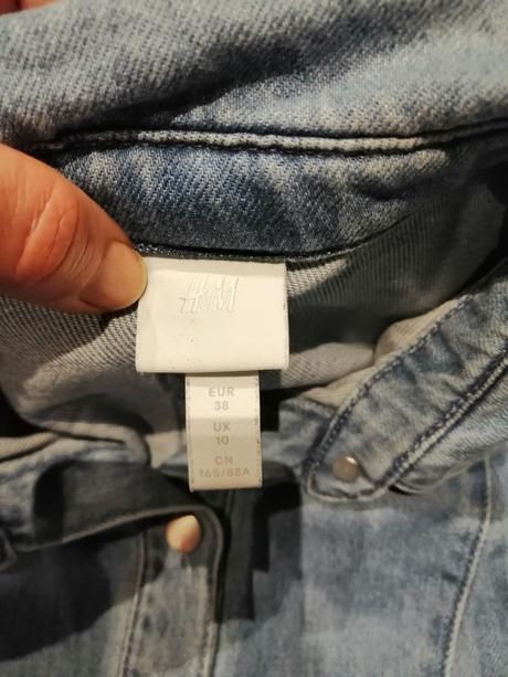 Džínsové šaty ham v38, h&m,38