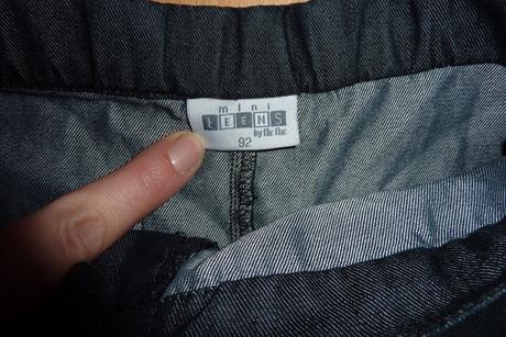 Miniteens riflová sukňa, v. 92, 92