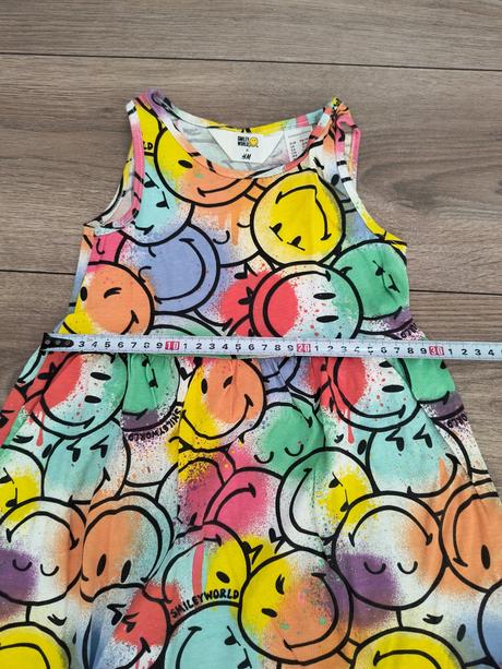 Šatičky smile, h&m,110