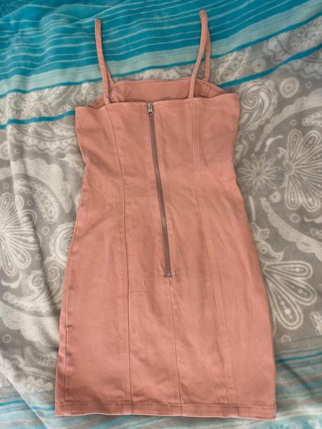 Riflové mini-šaty, h&m,36