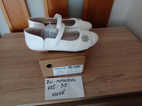 Nové dievčenské balerínky zn.mayoral veľ.35, mayoral,35