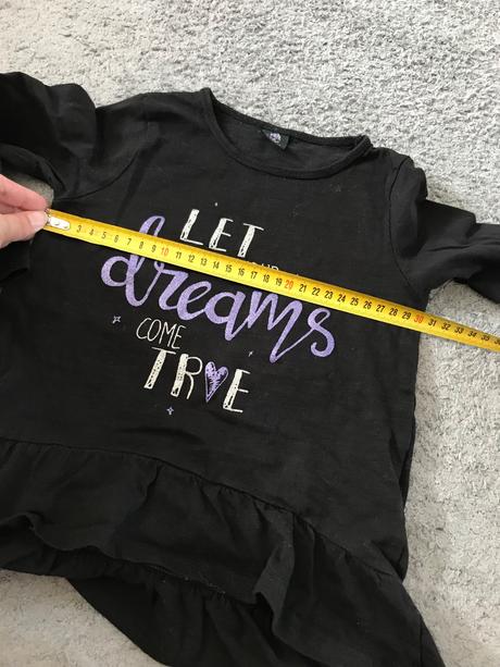 Cierne tricko s volanom, kiki&koko,104