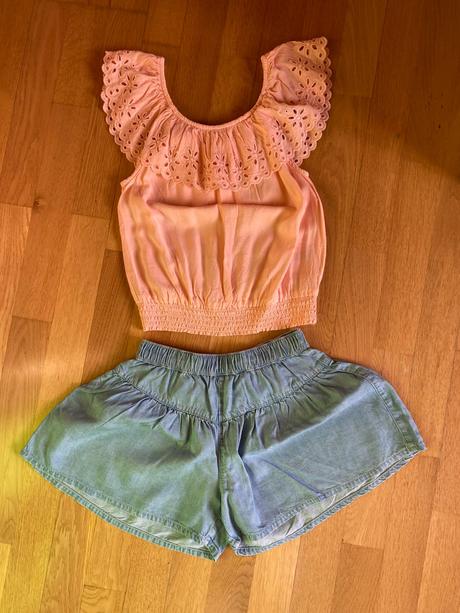 H&m blúzka + kraťasy, h&m,152