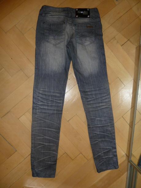 Goodies jeans vyšúchano-pokrčený vzhľad, 36
