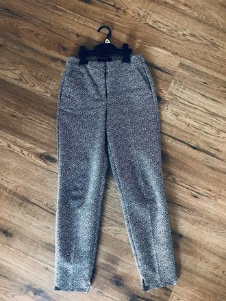 Nohavice reserved čiernobiele, reserved,34