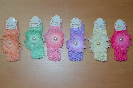 Módne čelenky s kvetom ,