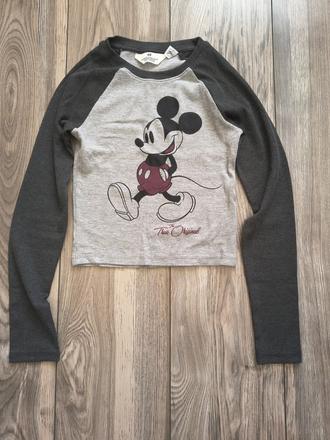 Tričko mickey, h&m,146