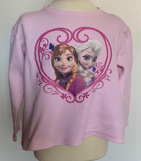 Disney ružové tričko anna a elsa (frozen), disney,116