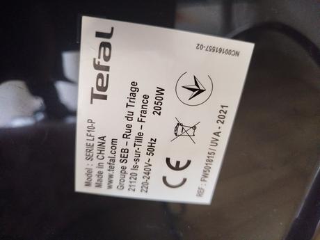 Teplovzdušná frizeta, tefal
