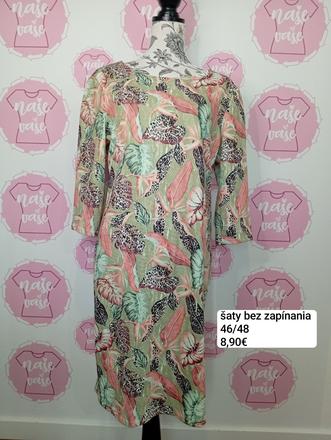 Šaty bez zapínania 46/48, 46