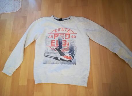 Svetlo sivá mikina 158/164, chapter young,158