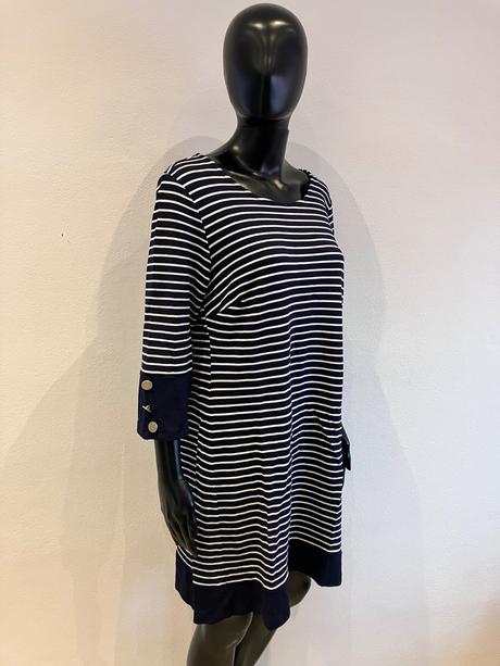 Dámske pásikavé šaty, xl