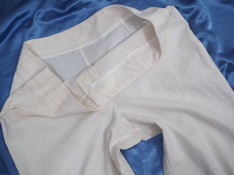 Kvalitné ľanové nohavice, 48