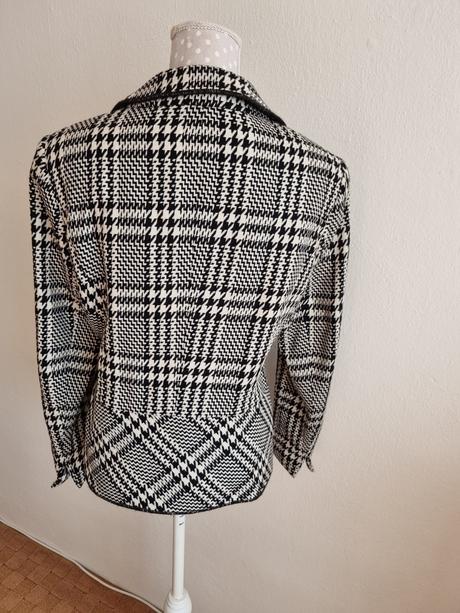 Čierno-biele hrubšie sako gerry weber 42, gerry weber,42