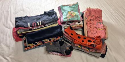 Balík dievčenského oblečenia 110/116, 104–116