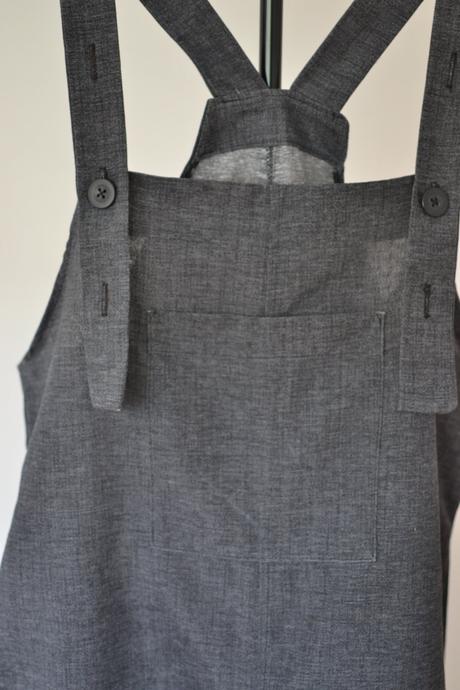 Šedé šortky na traky m, m