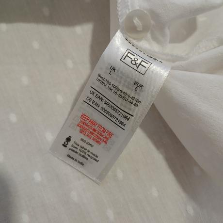 Bavlnené vyšívané dlhé šaty f&f, f&f,l