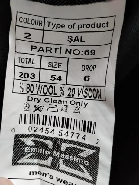 Smokingový svadobný/spoločenský oblek, 54