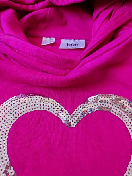 Mikina so srdiečkom., bonprix,140