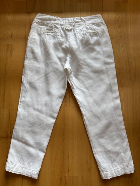 3/4 ľanové nohavice v. 34, bandolera,xs
