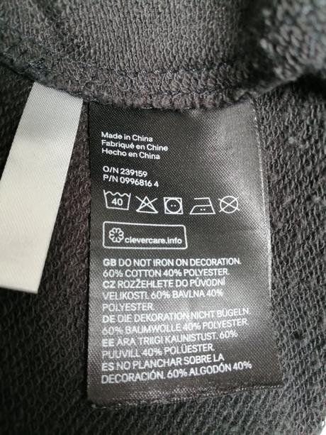 Šatičky mikinkove tmave pre dievčatka vel. 122-128, h&m,122