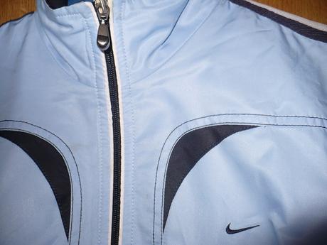 Modrá šušťáková bundička nike, nike,m