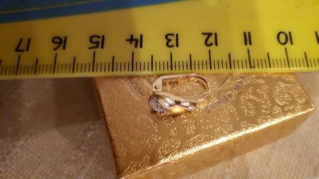 Zlaté náušnice 14 karatove punc 585,