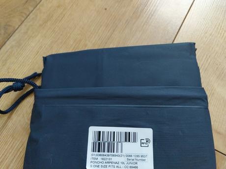 Pršiplášť pončo do dažďa, decathlon,134