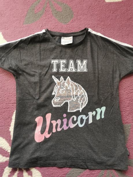 F&f unicorn tričko s flitrami, f&f,146