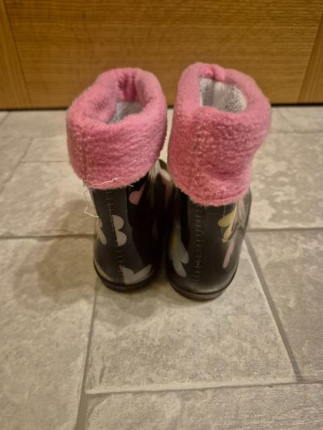 Gumáky čierne pre dievča 25, 25