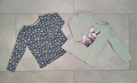 Tričká s dlhým rukávom, h&m,104