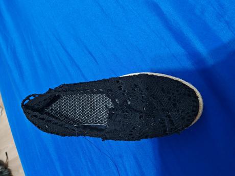 Háčkované espadrilky 38, 38
