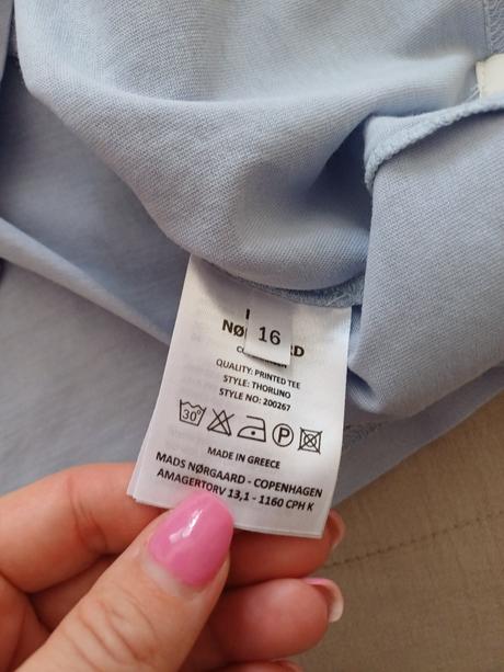 Unisex tričko mads nørgaard, č. s/m, m