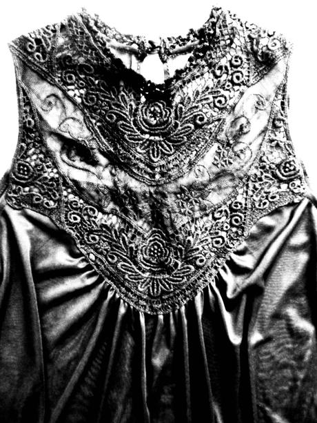 Čipkovaný top, basics,s