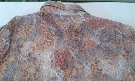 Spoločenská čipkovaná blúzka, 44