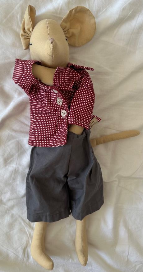 "nová" látková myš (handmade)výroba za 10e, 