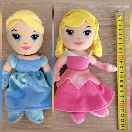 2x plyšová bábika disney princezná, 