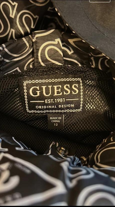 Dievčenská guess zimná obojstranná bunda, guess,152