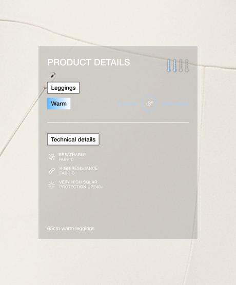 Štýlové zateplené legíny značky oysho, m