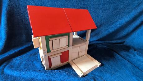 Drevený magnetický poschodový dom drevoland d07,